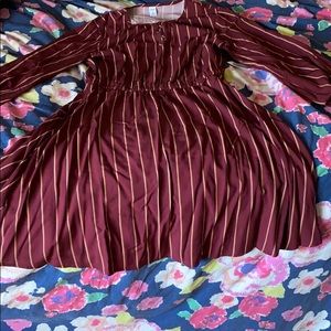 Long Sleeve Stripped Dress from Old Navy